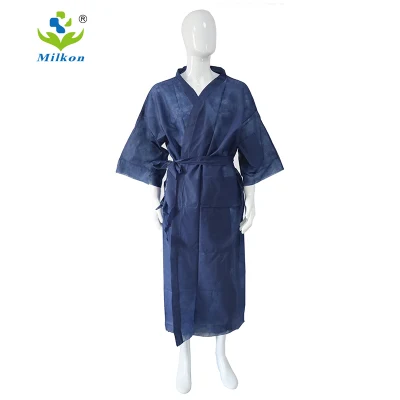 Saia de Banho Descartável Robe de Banho Salão de Beleza Feminino Não Tecido Suor Fato Vaporizador Sauna Vestido Fino Peito Envolto Pijama